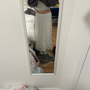 Brandy Melville White Maxi Skirt